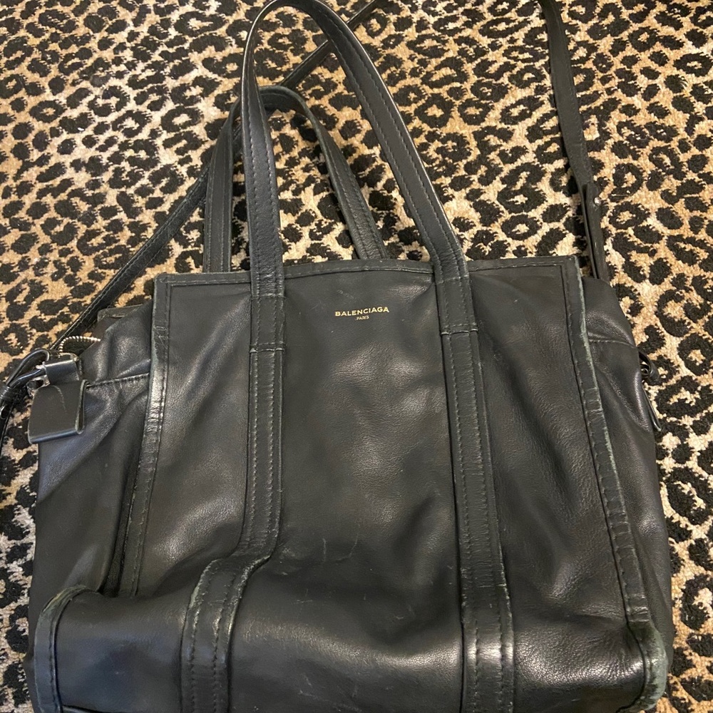 Balenciaga Bazar Convertible Tote bag black